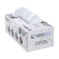 SmartRags dispenser box of 50 white 16-by-16-inch microfiber cloths with a cloth pulled from the top