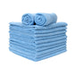 blue microfiber towels