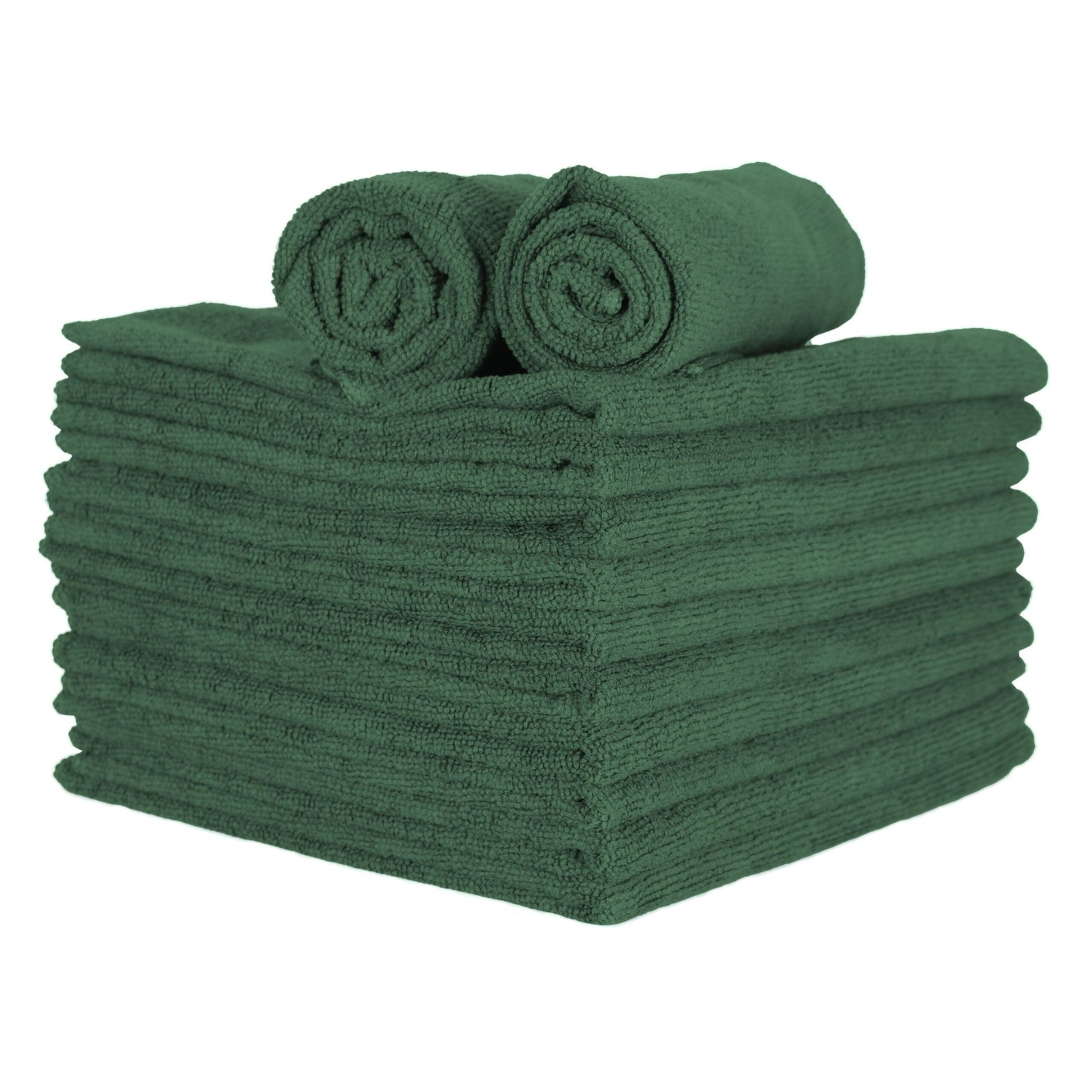 green microfiber towels