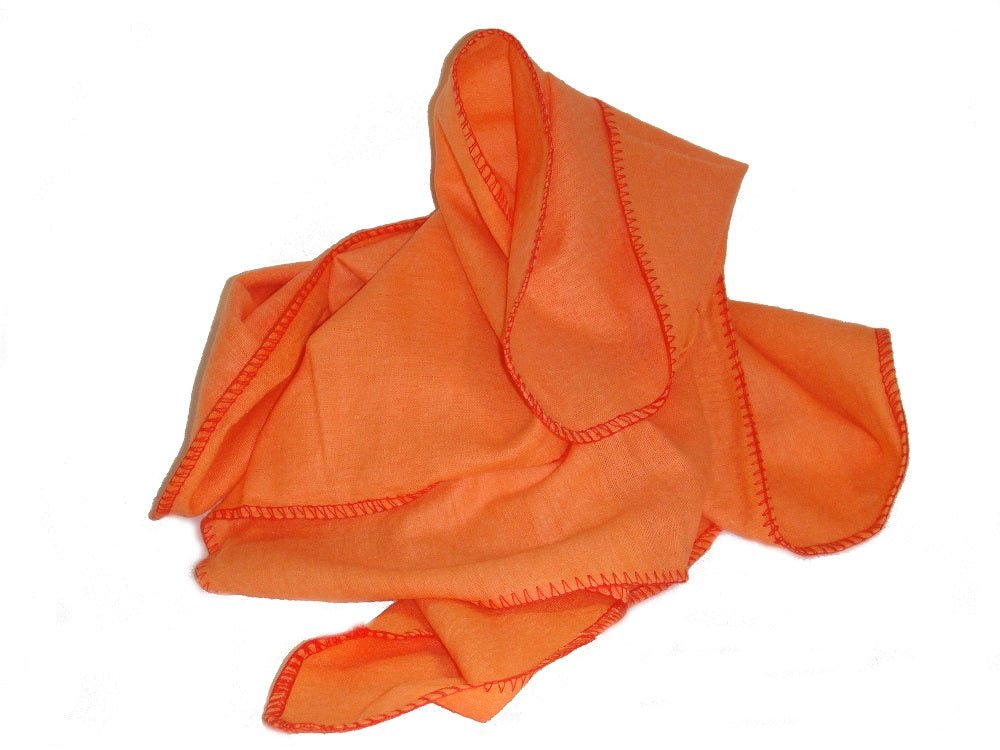 Orange Shoe Shine Cloths