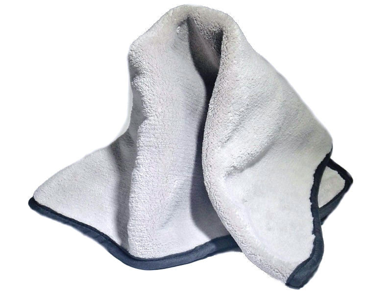 Gray Ultra Plush Buffing Towel