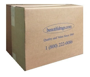 brown cardboard box with logo